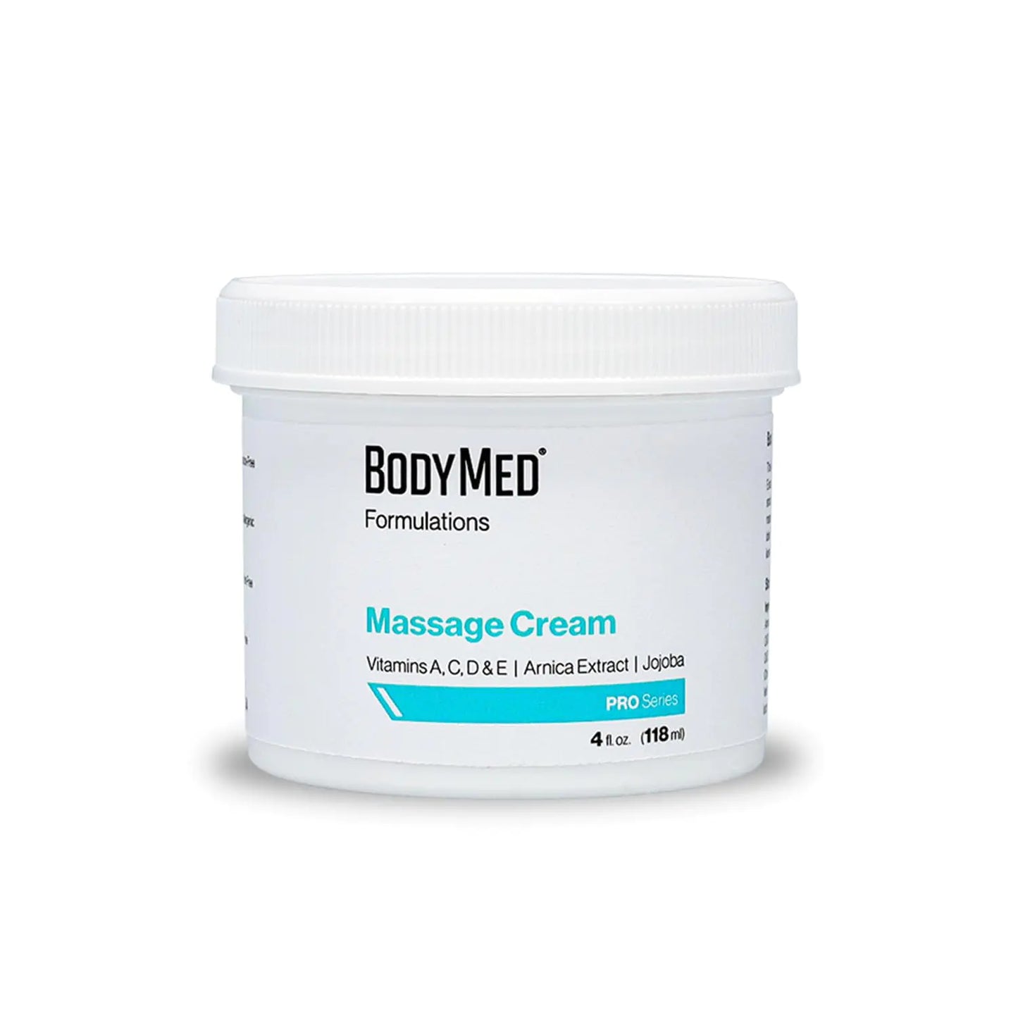BodyMed Formulations Massage Cream 4 oz. – Fragrance-Free All-Natural Lotion for Massage Therapy – Leaping Bunny Certified – with Arnica Extract & Jojoba – Non-Staining & Paraben Free