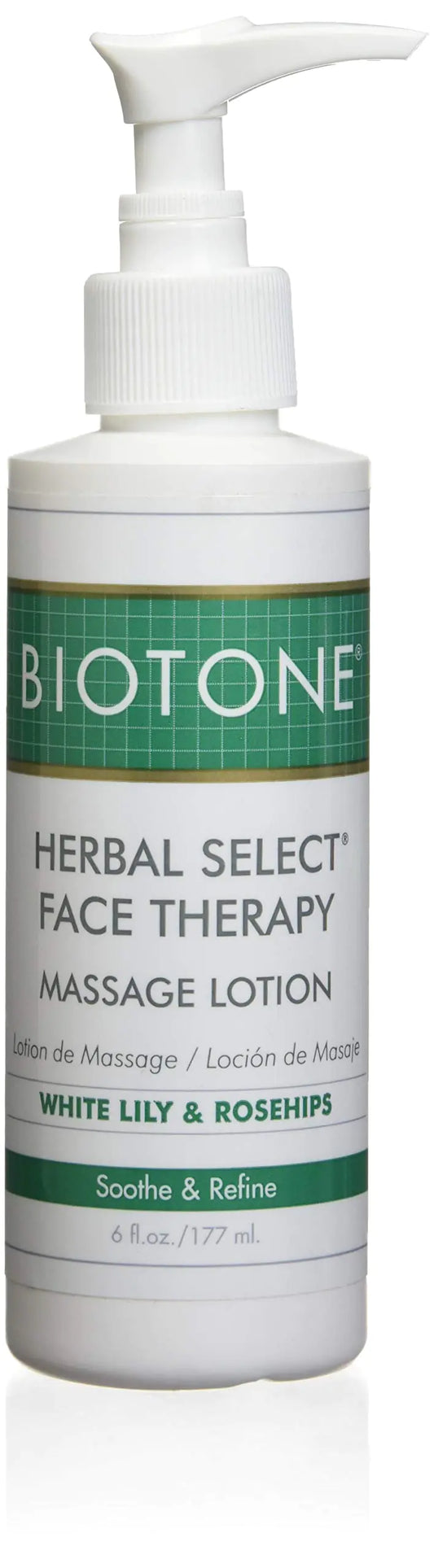 Biotone Herbal Select Massage Products Face Therapy Lotion 6 Ounce 6 Ounce