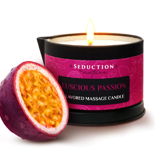 Tropical - Massage Oil Candle – Vegan Full Body Massage Therapy & Home SPA – Sustainable Formula for Relaxation & Stress Relief