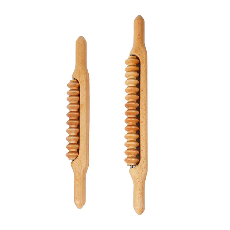 Beech Wood Massage Stick for Full Body Therapy