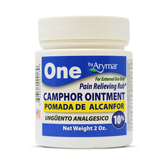 Arymar Camphor Ointment Pomada de Alcanfor 10% 2 Oz Made in USA