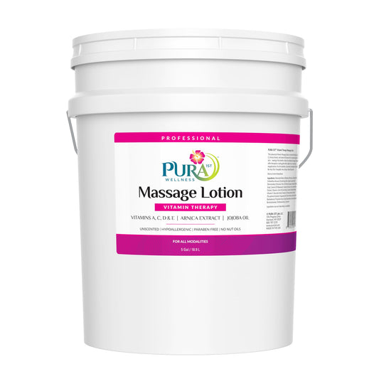 PURA 1st PURA Vitamin Therapy Massage Lotion Massage Lotion Therapy Professional Deep Tissue Therapy Pura Wellness Vitamin Therapy Lotion Unscented Lotion for Physical Therapy and Recovery 5 gal