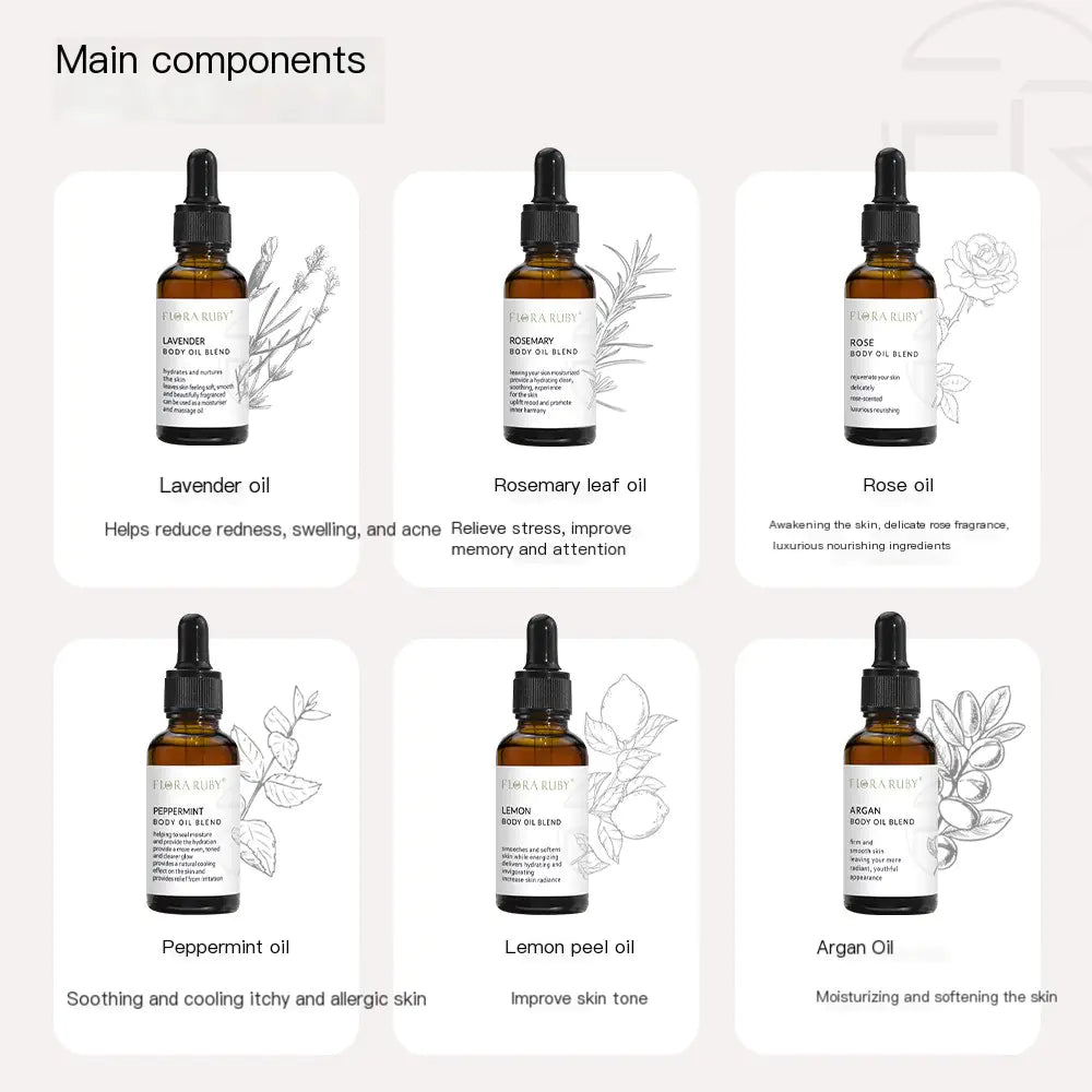30ml Rosemary Rose Essential Oil for Body Massage