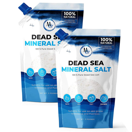 Marco Esra Dead Sea Salt – Dead Sea Salts for Soaking Mineral Salt for Bath Spa Shower – Pure and Natural Bath Salt for Foot Soak More Minerals Then Epsom Salt Fine Salt Mined from Dead Sea