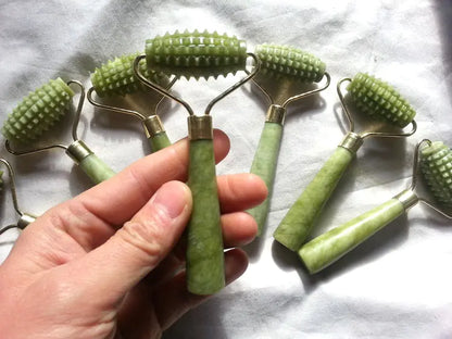 Jade Roller Facial Massage Tool for Beauty