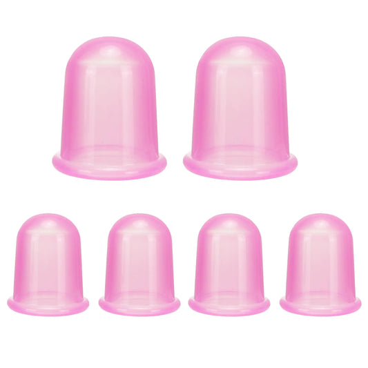 Excitsayno Silicone Cupping Therapy Set - Cupping Kit for Massage Therapy - Cellulite Remover Cupping Set - Anti Cellulite Cup Massager Vacuum Suction Massage Cups for Cellulite Reduction