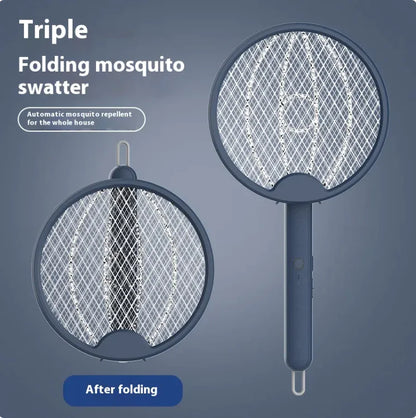 Rechargeable Electric Mosquito Swatter – High-Power Household Insect Zapper