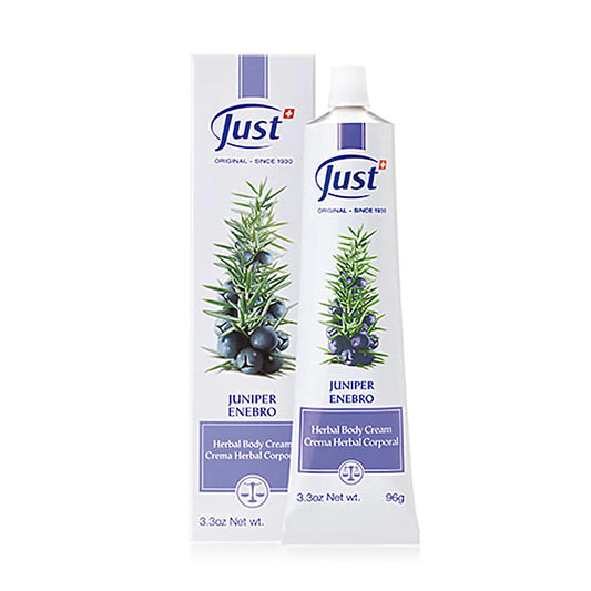 Juniper Massage Cream 96g. Soothes Muscle & Joint Pain. Pre-Workout & Post-Work Out Body Cream. Herbal Body Cream for Elderly People by Swiss Just.