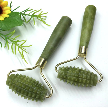 Jade Roller Facial Massage Tool for Beauty
