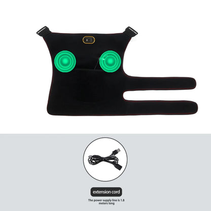 Hip Massager - 3-Gear Heat & Vibration, Relieves Muscle Soreness Pain,Arthritis, Aids Sports Recovery, for Fitness Fans &Seniors