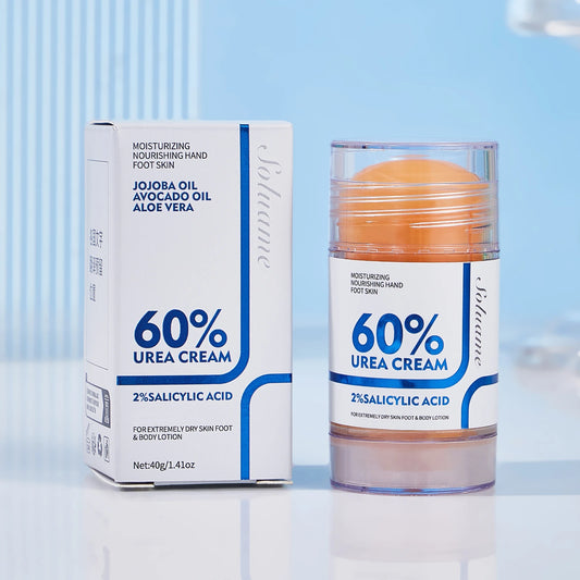 60% Urea Foot Cream Stick with 2% Salicylic Acid, Foot Care Cream Moisturizer for Dry Cracked Feet, Knees, Hands, Moisturizes Skin