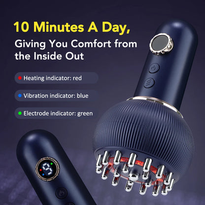 Electric Meridian Brush Vibration Massage Constant Temperature Heat Beauty Salon Electric Meridian Brush Household Use