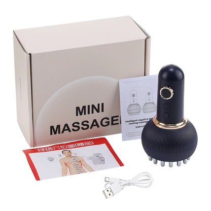 Electric Meridian Brush Vibration Massage Constant Temperature Heat Beauty Salon Electric Meridian Brush Household Use