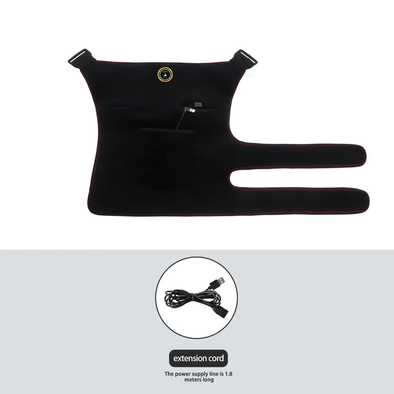 Hip Massager - 3-Gear Heat & Vibration, Relieves Muscle Soreness Pain,Arthritis, Aids Sports Recovery, for Fitness Fans &Seniors