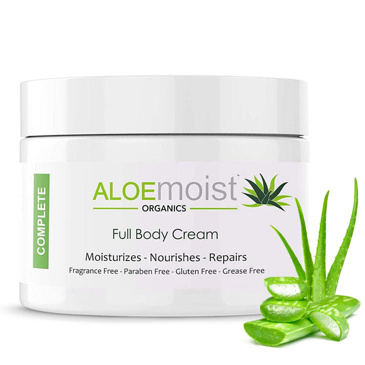 Natural Aloe Vera Body Lotion - Face & Body Moisturizing Cream with Organic Aloe Vera Gel Vitamin E Oil Vitamin C Retinol Cream Shea Butter – Anti Aging Face Moisturizer for Women 8 Oz Pack of 2