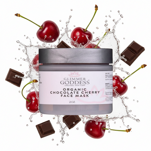 Organic Chocolate Cherry Face Mask – Antioxidant Anti-Aging Treatment