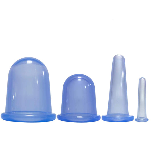 Silicone Massage Cups Massage Cupping Therapy Sets (4 Piece Set)