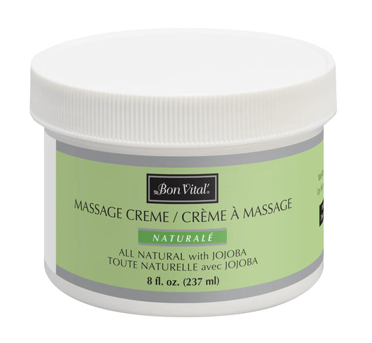 Bon Vital Naturale Massage Creme Professional Massage Therapy Cream with Natural Ingredients for Earth-Friendly Massage Full Body Daily Moisturizer for Smooth Skin 1 Gal Label may Vary